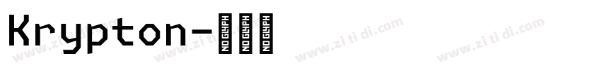 Krypton字体转换 Krypton字体转换