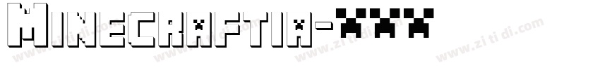 Minecraftia字体转换