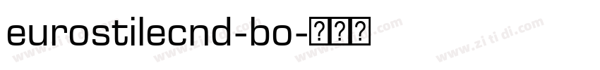 eurostilecnd-bo字体转换