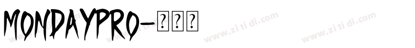 MondayPro字体转换