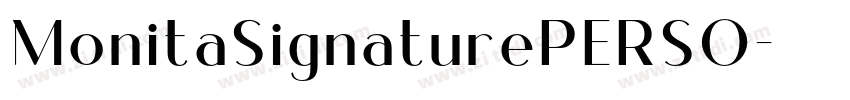 MonitaSignaturePERSO字体转换