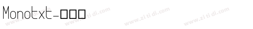 Monotxt字体转换