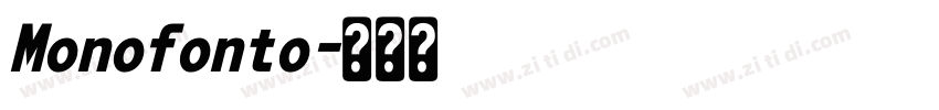 Monofonto字体转换