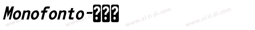 Monofonto字体转换