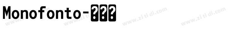 Monofonto字体转换