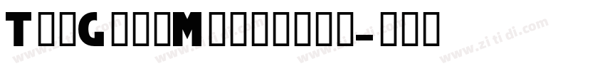 TheGoodMonolith字体转换