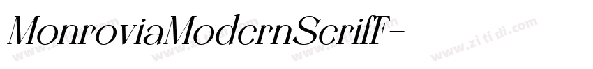 MonroviaModernSerifF字体转换 MonroviaModernSerifF字体转换