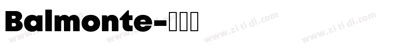 Balmonte字体转换