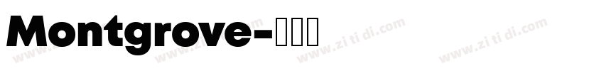 Montgrove字体转换
