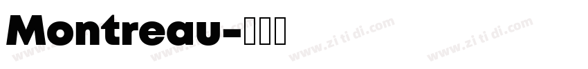 Montreau字体转换
