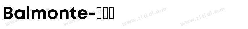 Balmonte字体转换