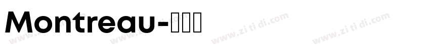 Montreau字体转换