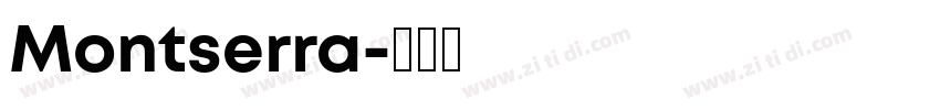 Montserra字体转换