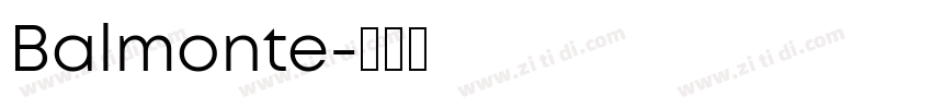 Balmonte字体转换