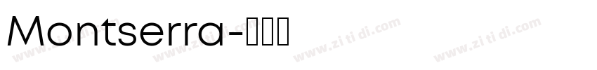 Montserra字体转换