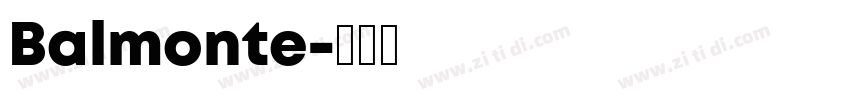 Balmonte字体转换