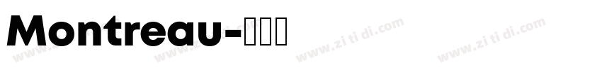 Montreau字体转换