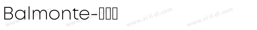 Balmonte字体转换