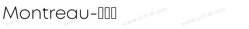 Montreau字体转换