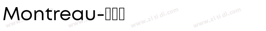 Montreau字体转换