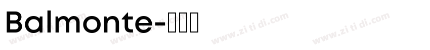 Balmonte字体转换