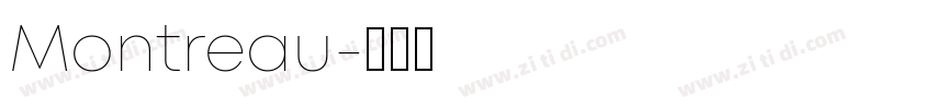 Montreau字体转换