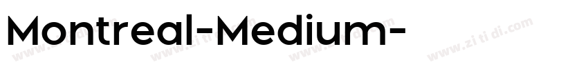 Montreal-Medium字体转换