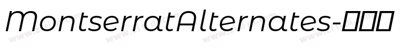 MontserratAlternates字体转换 MontserratAlternates字体转换