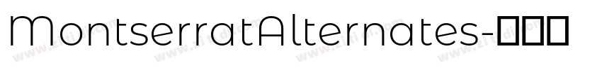 MontserratAlternates字体转换 MontserratAlternates字体转换