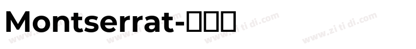 Montserrat字体转换