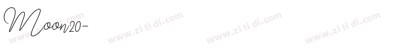 Moon20字体转换