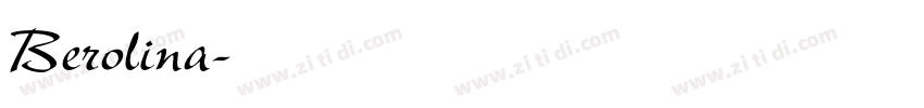 Berolina字体转换