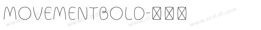 MovementBold字体转换