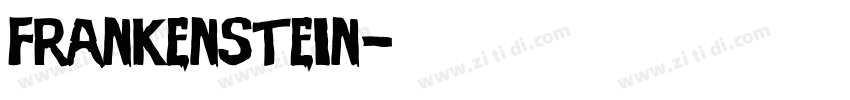 Frankenstein字体转换