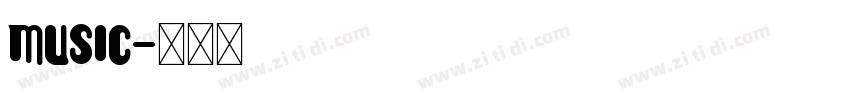 music字体转换