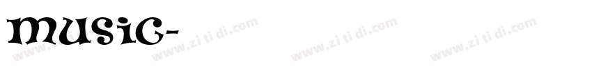 music字体转换