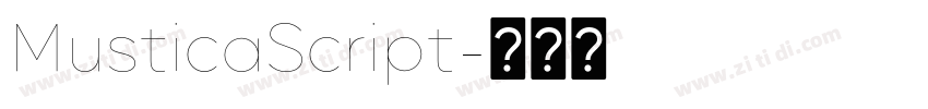 MusticaScript字体转换