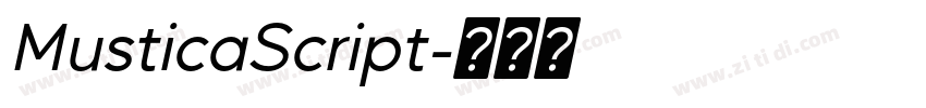 MusticaScript字体转换