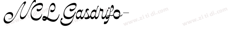 NCLGasdrifo字体转换
