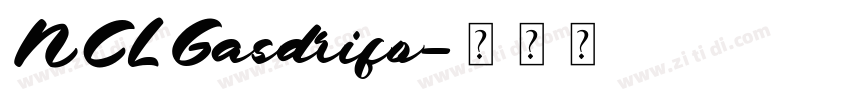 NCLGasdrifo字体转换