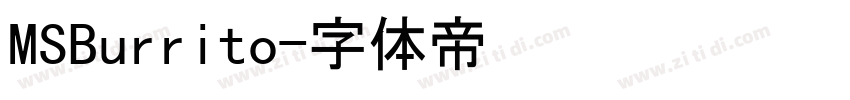 MSBurrito字体转换