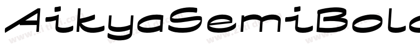 AikyaSemiBold字体转换 AikyaSemiBold字体转换