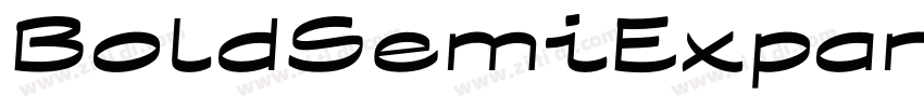BoldSemiExpanded字体转换