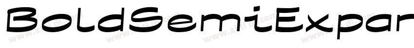 BoldSemiExpanded字体转换