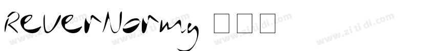 ReverNormy字体转换