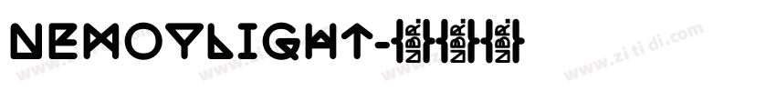 NemoyLight字体转换