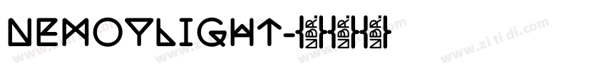 NemoyLight字体转换