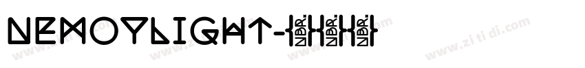 NemoyLight字体转换