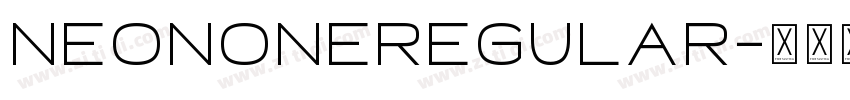 NeonOneRegular字体转换