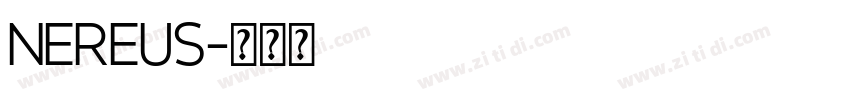 Nereus字体转换